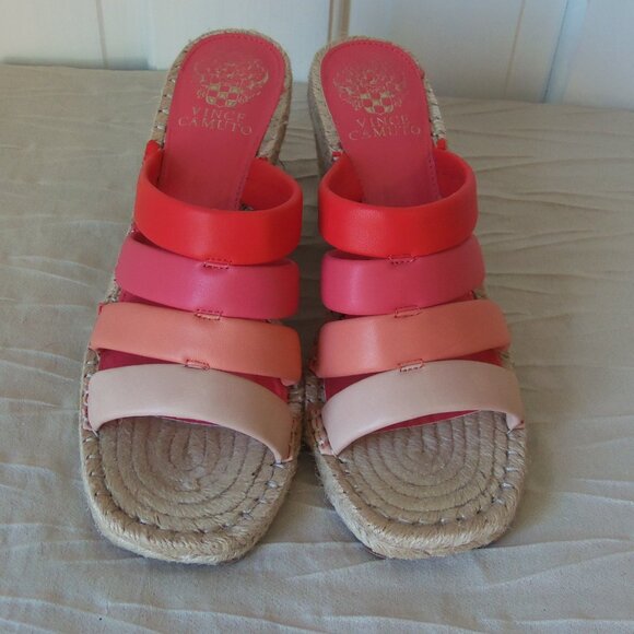 New Vince Camuto Molisana Wedge Espadrille Sandals sz 8 - Picture 2 of 15